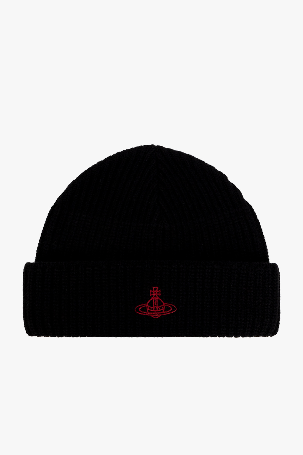 Black Wool beanie Vivienne Westwood - SchaferandweinerShops